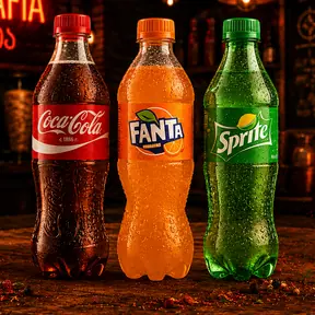 Coca-Cola / Fanta / Sprite 0,5 ლ (პლასტმასის ბოთლი)